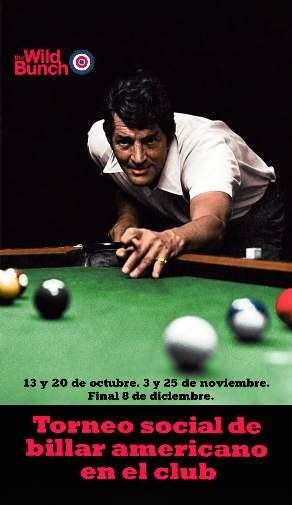 Cartel: Torneo de Billar